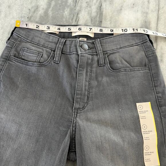 Universal Thread 0/25R Gray High Rise Skinny Slim Leg Jeans NWT - Picture 9 of 13